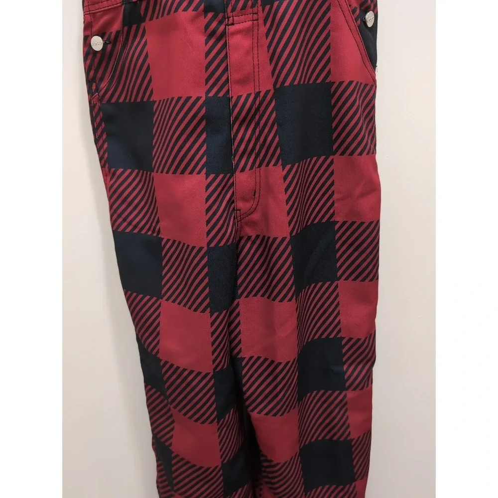 FOCO NFL Team Apparel Bib Overalls Atlanta Falcons Red Black Football Mens Small