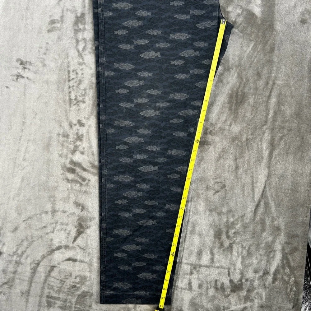 Levis XX Chino Standard Taper Pants Mens Navy Blue Fish Print 30 Inseam‎