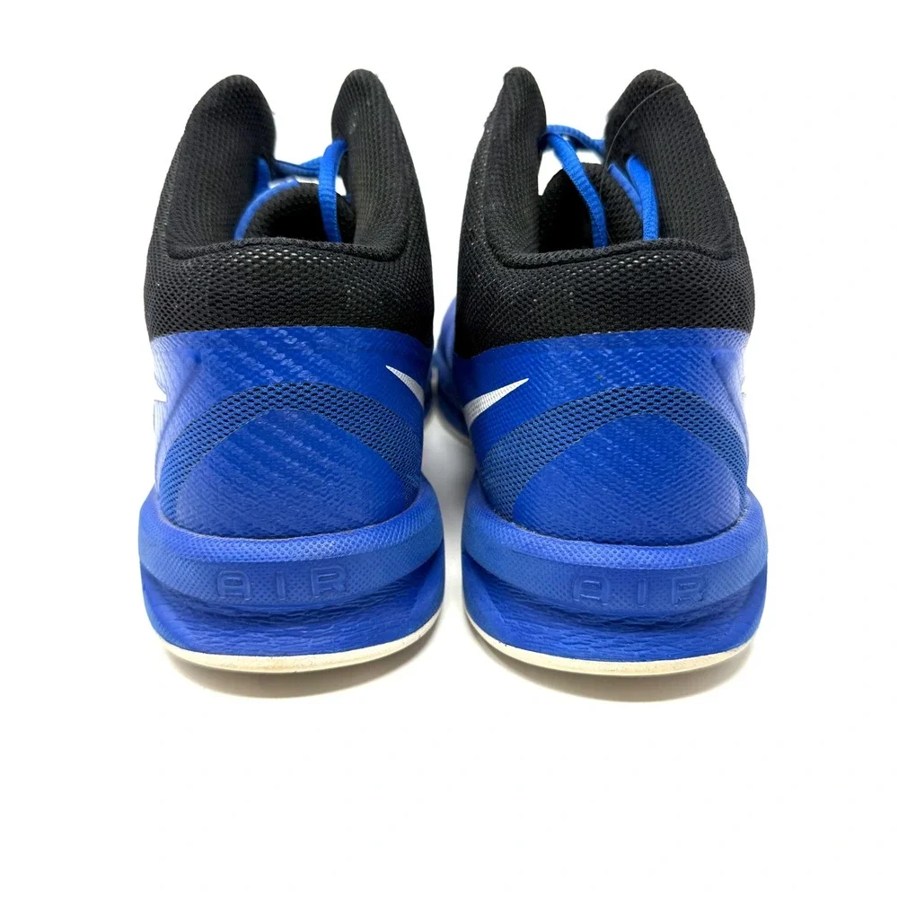 Nike Air Visi Pro VI Basketball‎ Shoes Athletic Mid Top Blue White Black 8.5