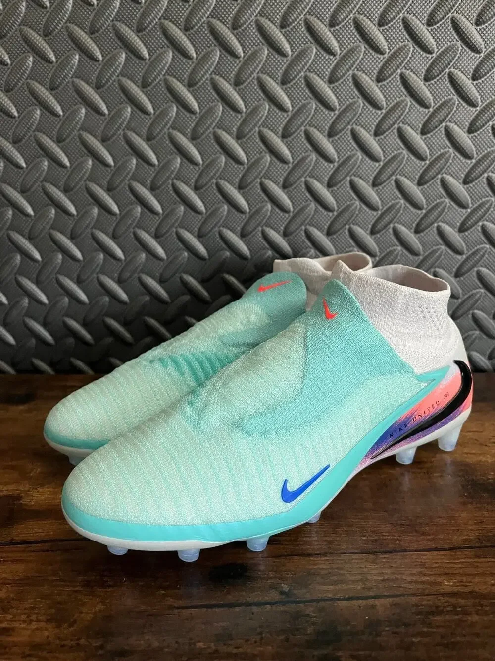 Nike United Phantom 6 High Elite AG-Pro NU2 Soccer Cleats Men 5 Women 6.5 IO4300