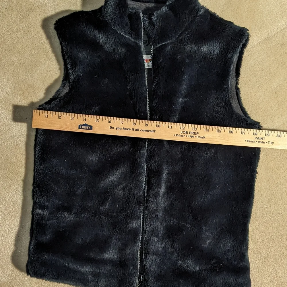 Girls Spyder Warm‎ Winter Black Faux Fur Vest | Size 18