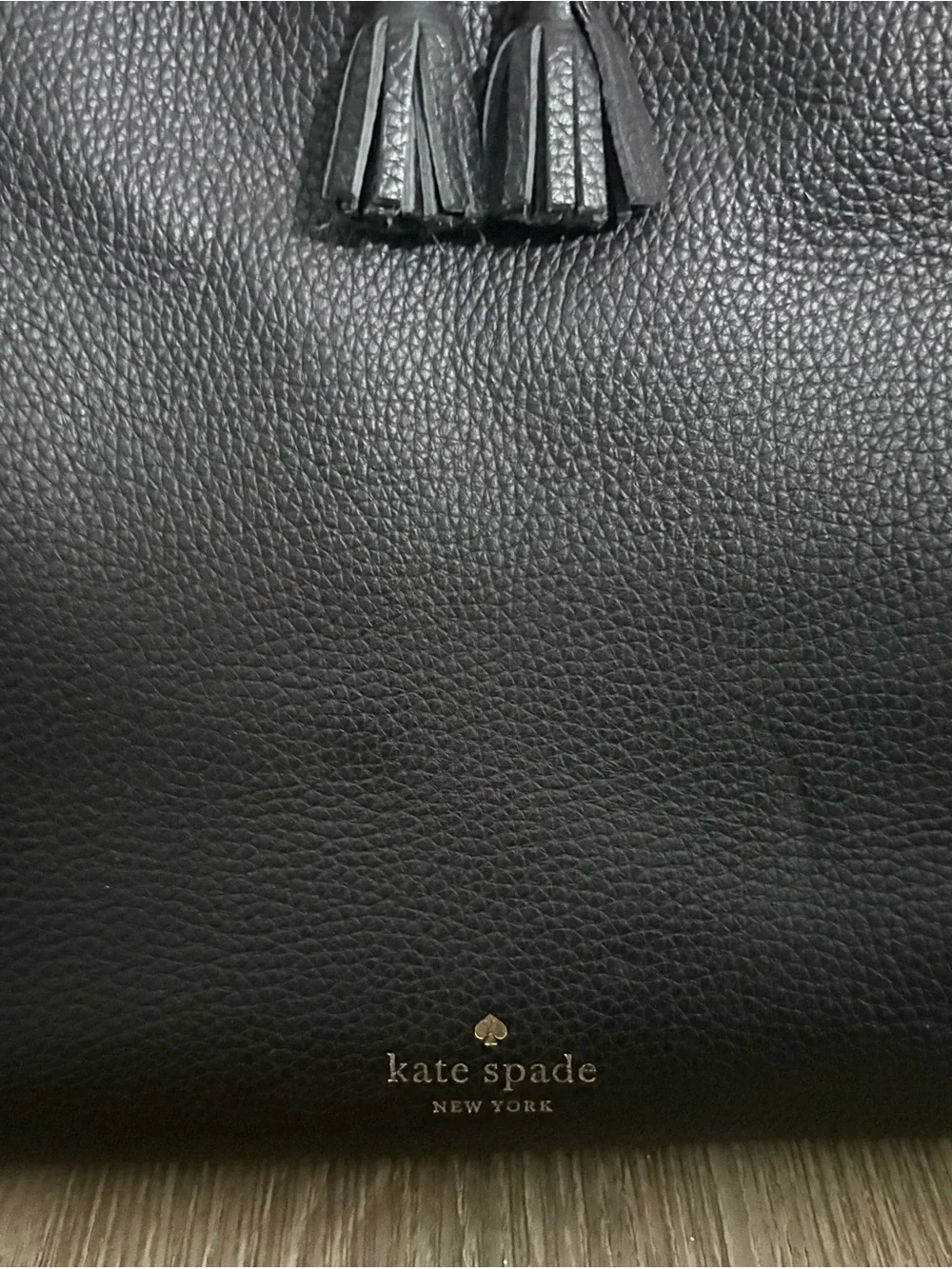 kate spade structured pebbled