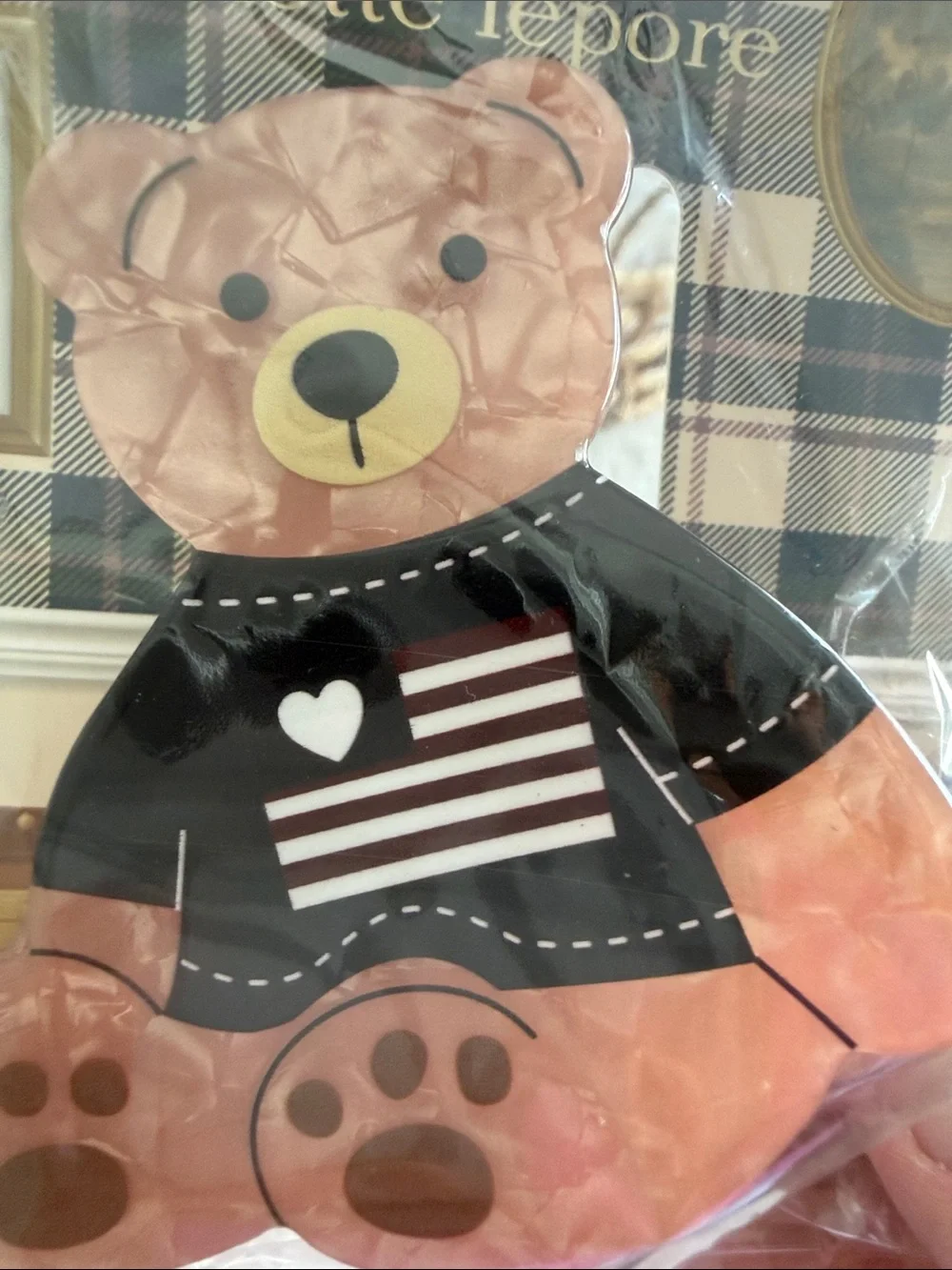 💕Teddy Bear hair clip