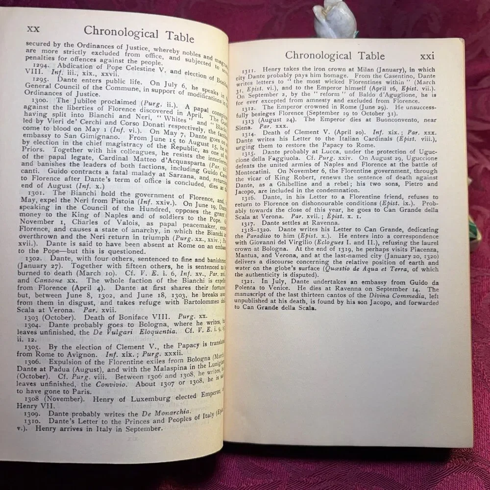 1923 Vision of Dante Alighieri Hell Purgatory and Paradise, Everyman's Library