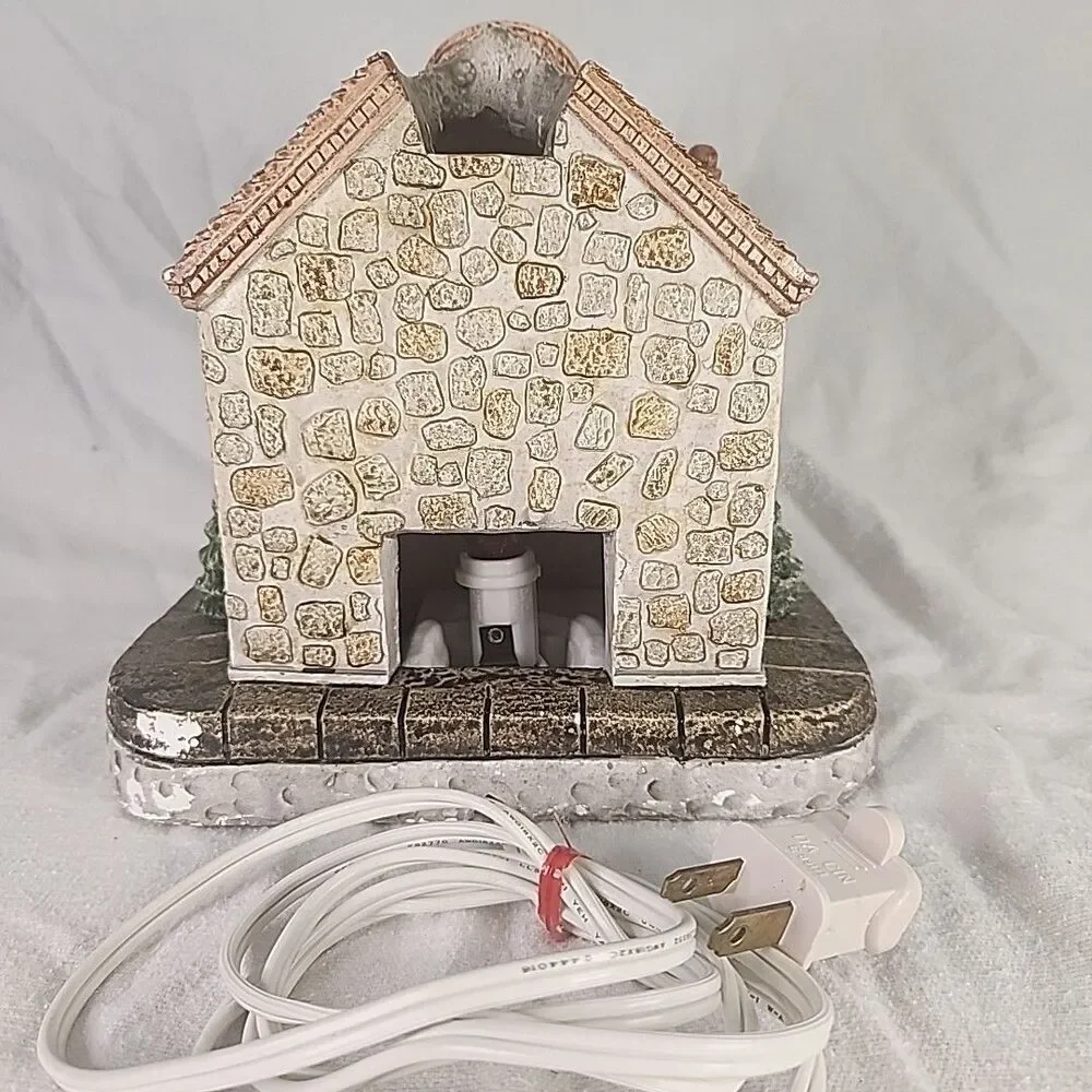 House Colonial Candle Of Cape Cod Town Hall Christmas Village Lighted Rare Find