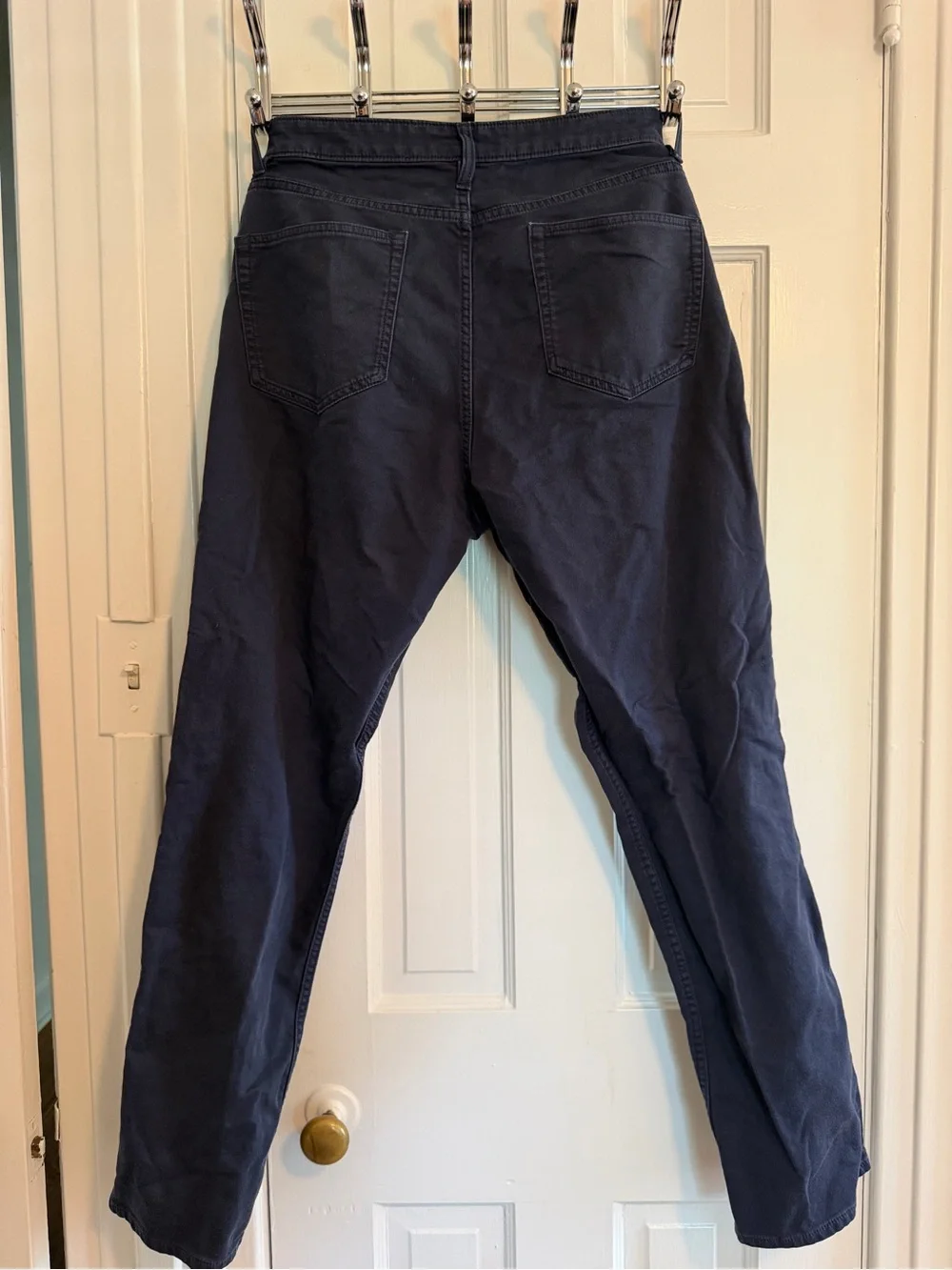 Quince Men’s Comfort Stretch Traveler 5-Pocket Pants – Navy – 32x32