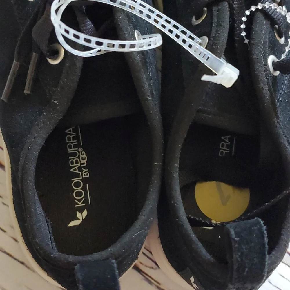 Koolaburra black suede