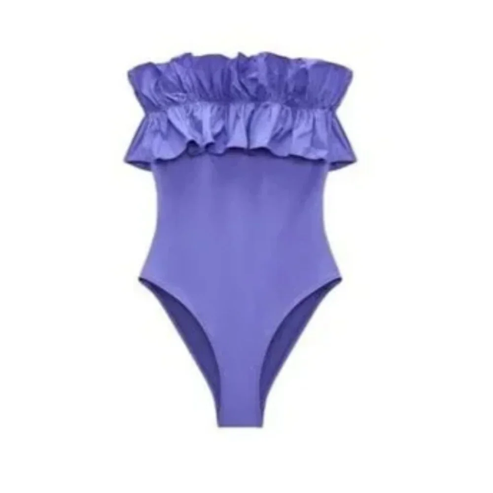 Zara strapless ruffle