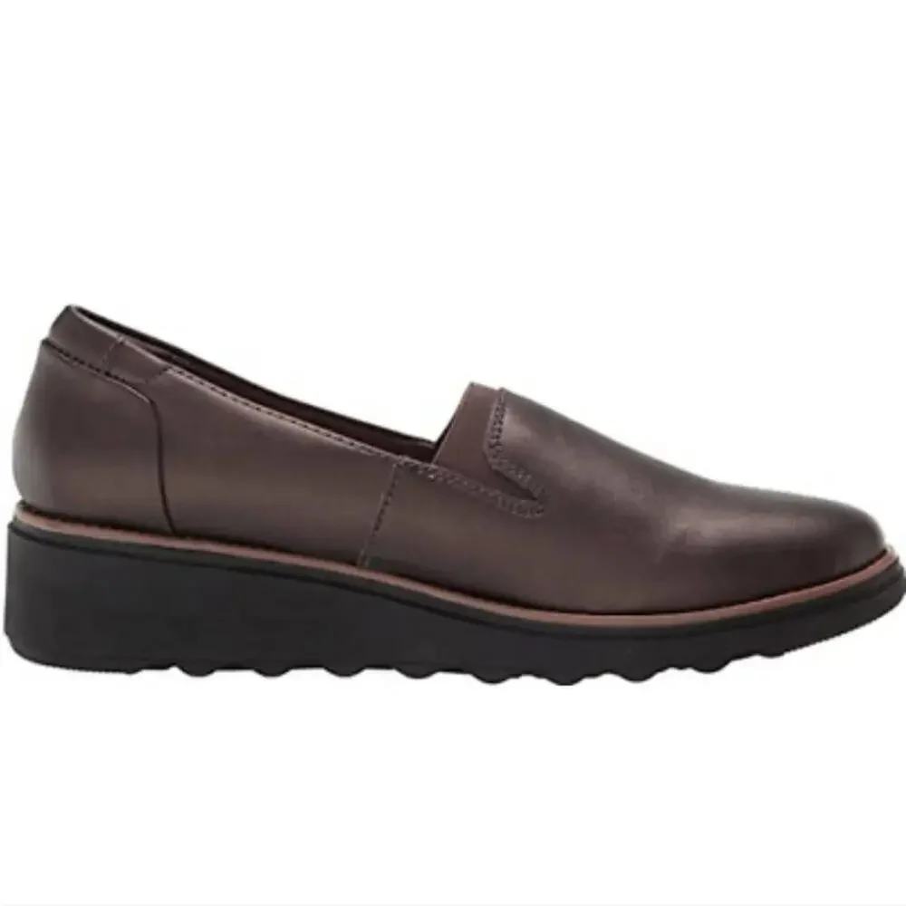 Clarks Women’s Sharon Dolly Loafer‎ 7 Antique Bronze size 10 new!