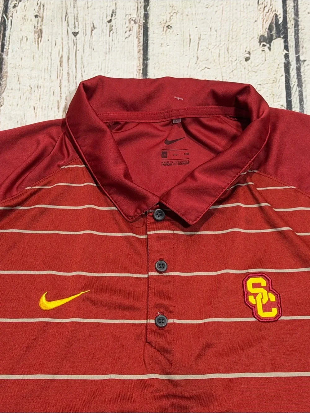 USC Trojans Southern California Nike NCAA Collegiate Polo Golf Sports Shirt