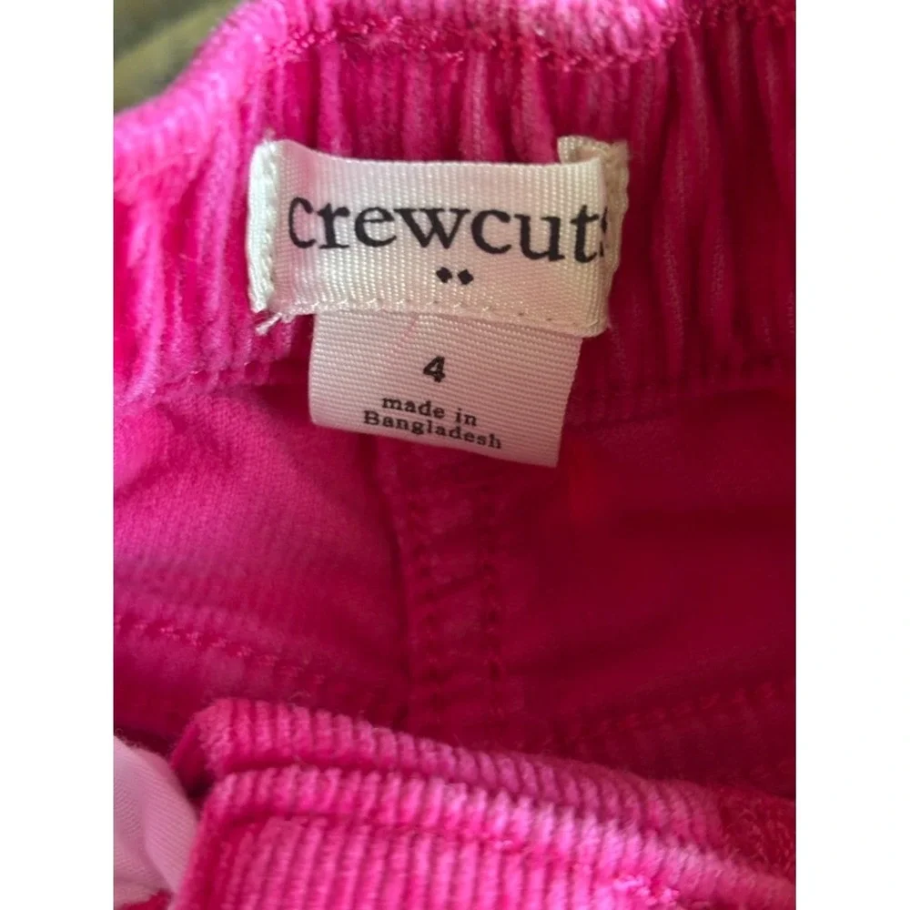 Crewcuts J.Crew Kids corduroy pants| Size 4T Pink Fall Bright