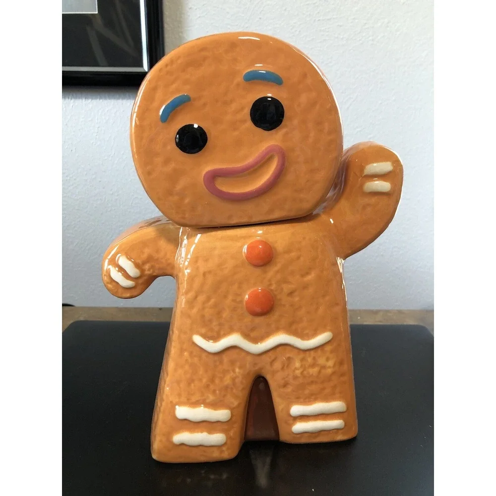 Gingerbread Cookie Jar Ceramic