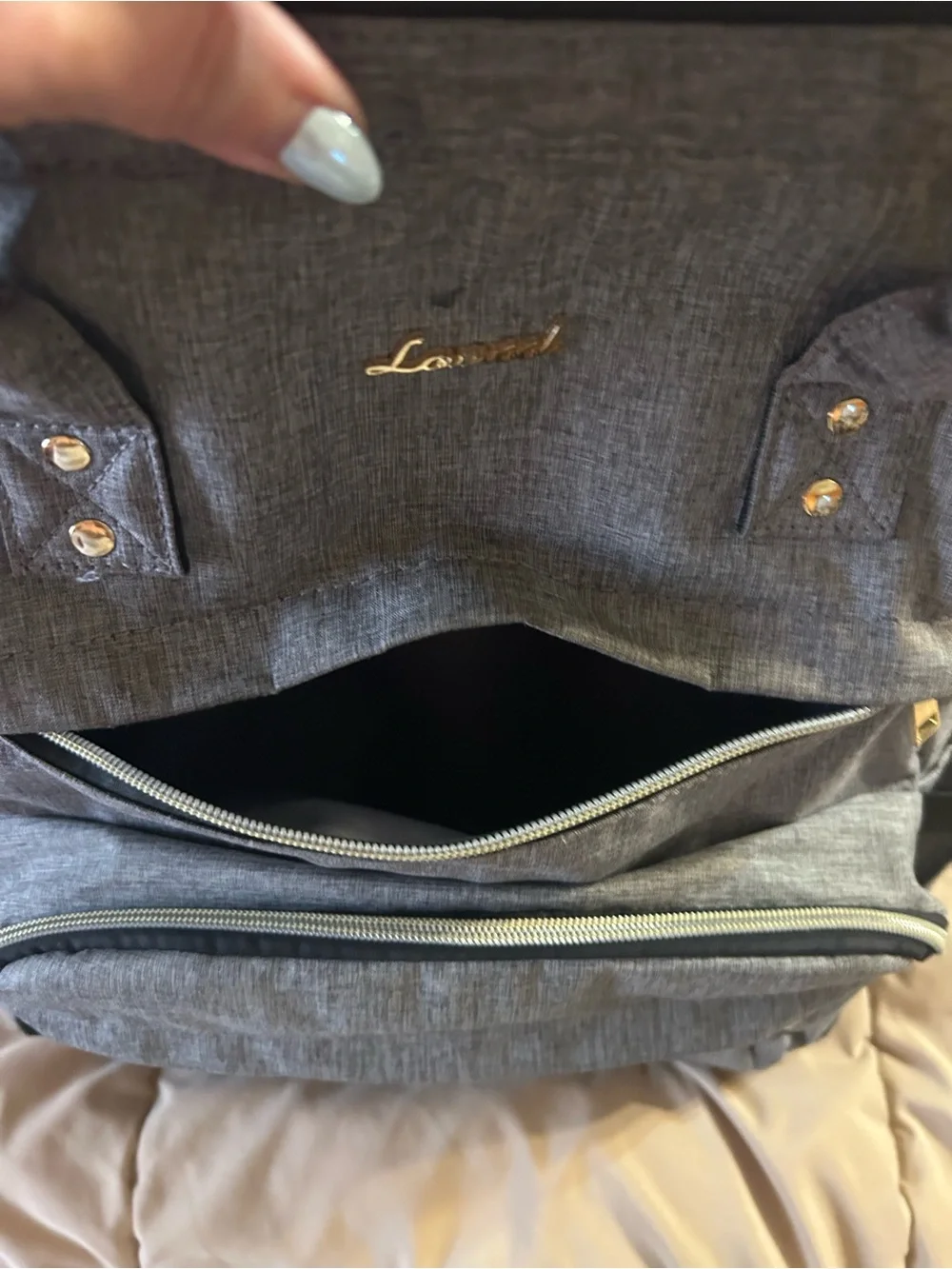 Unbranded Gray women’s/Men’s Everyday Backpack