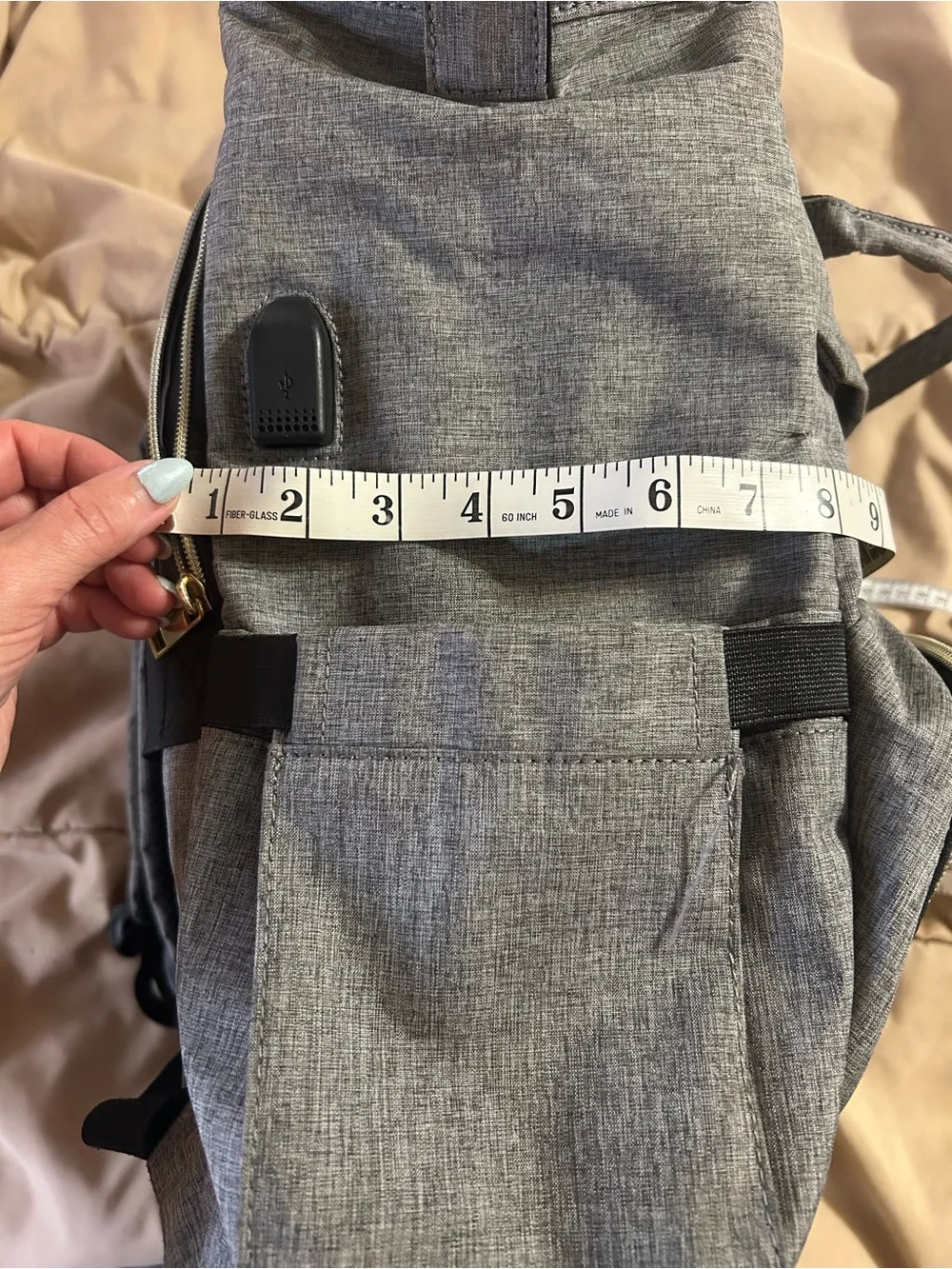 Unbranded Gray women’s/Men’s Everyday Backpack