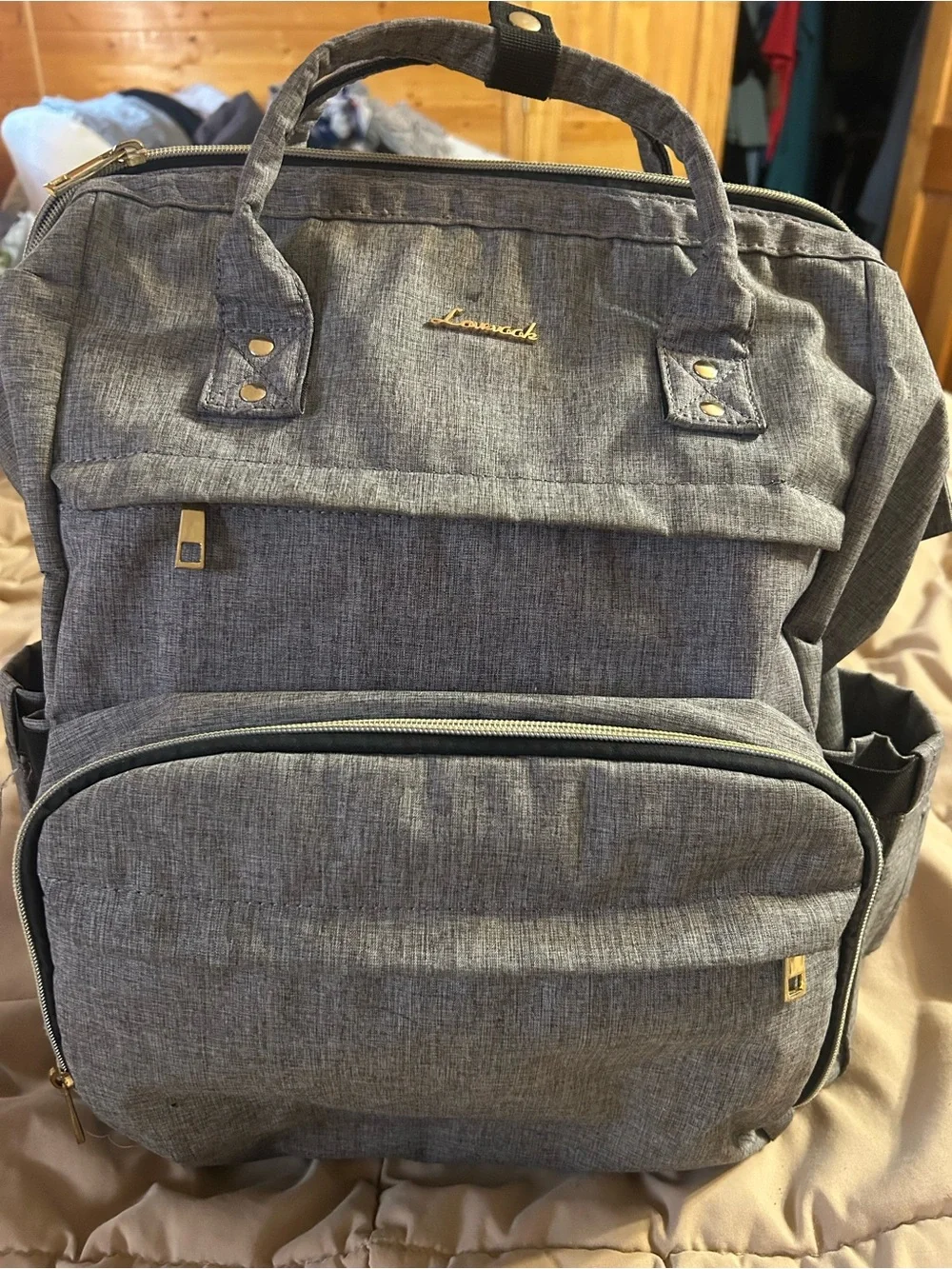 Unbranded Gray women’s/Men’s Everyday Backpack