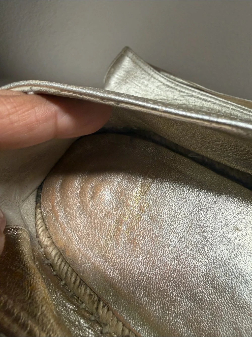 Saint Laurent slip espadrille