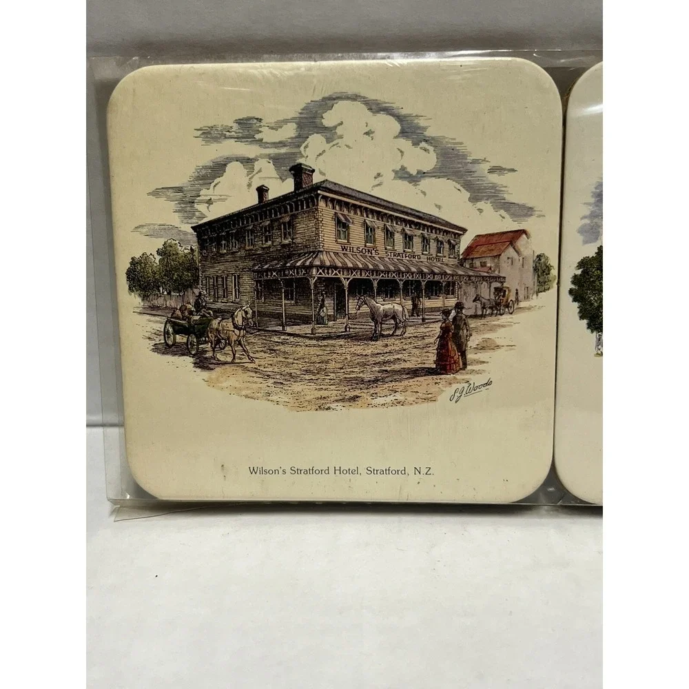 Drink Coasters‎ New Zealand Set of 6 Places Travel Memorabilia Jasón Brand