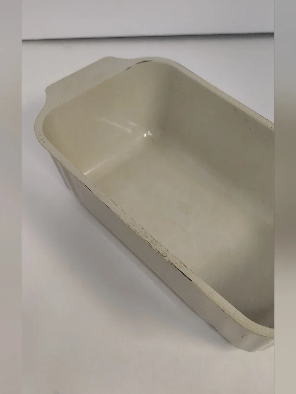 Nordic Ware 2 qt Plastic Beige Rectangular Loaf Pan, Microwave Safe 410°F