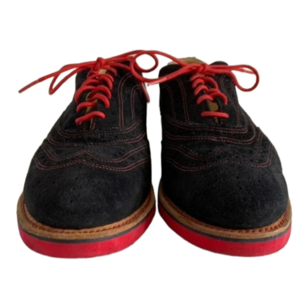Walk-Over Suede Wingtip Oxfords