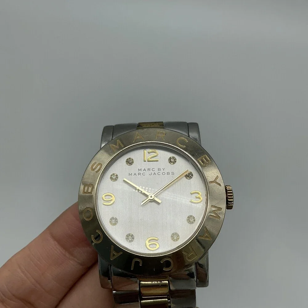 Marc By Marc Jacobs Womens Watch 36mm Two Tone Stainless Bracelet 6.25
