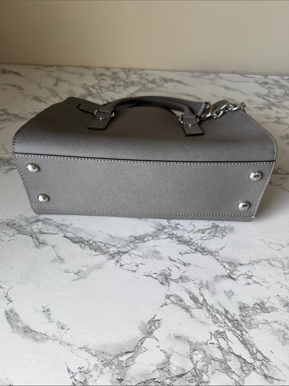 Michael Kors structured charcoal