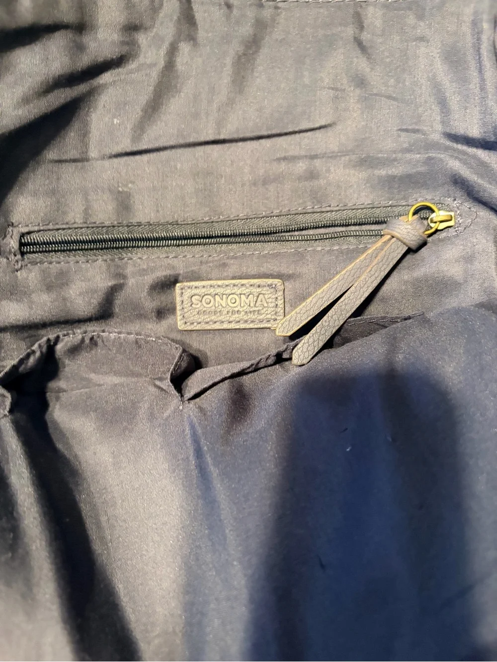 Sonoma navy faux