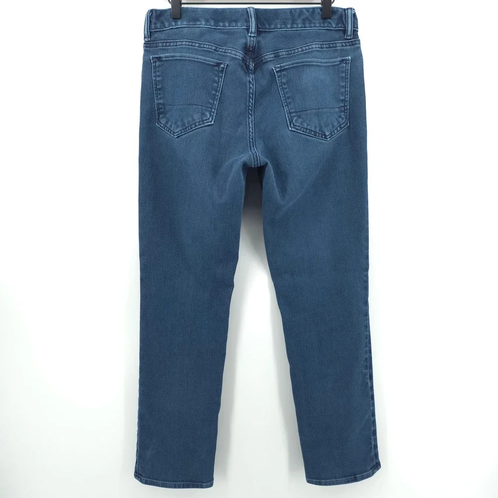 Banana Republic The Traveler Mens Slim Jeans 32x30 Dark Blue Stretch Denim