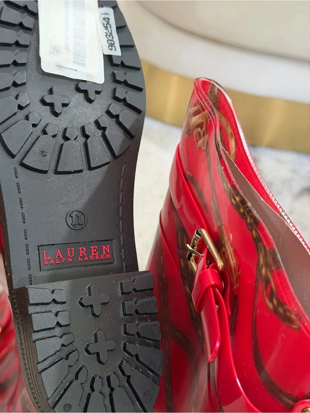 NWOT women’s Lauren Ralph Lauren Rossalyn II rain boots size 11