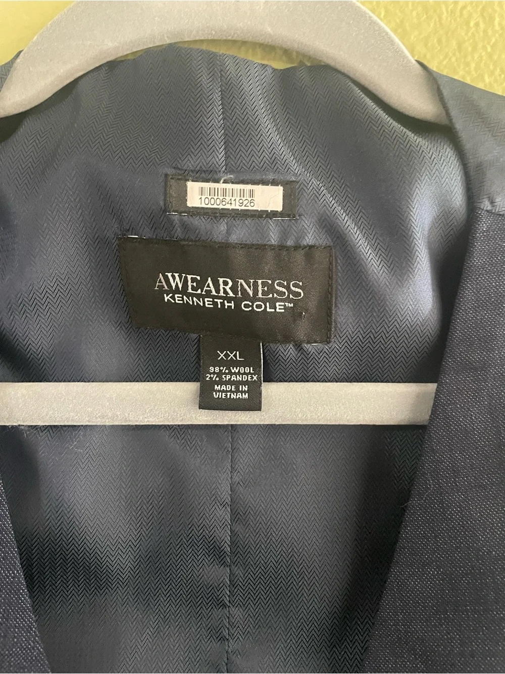 Awearness Kenneth Cole Men's Navy Dress Vest