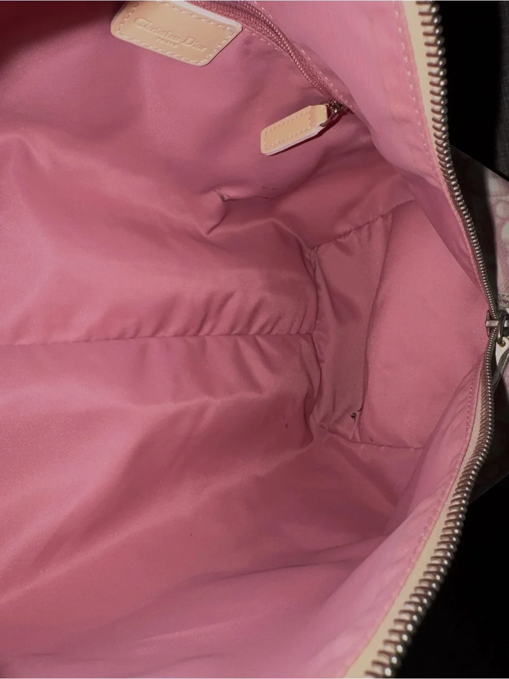 Vintage Christian Dior Pink Trotter No. 1 Boston Bag Y2K Galliano Era