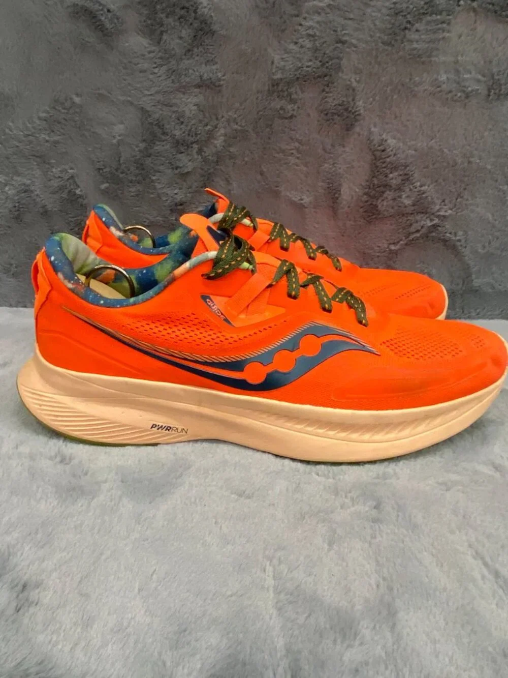 Saucony Guide 15 Running Shoes Men's 11.5 Orange Campfire Athletic Training