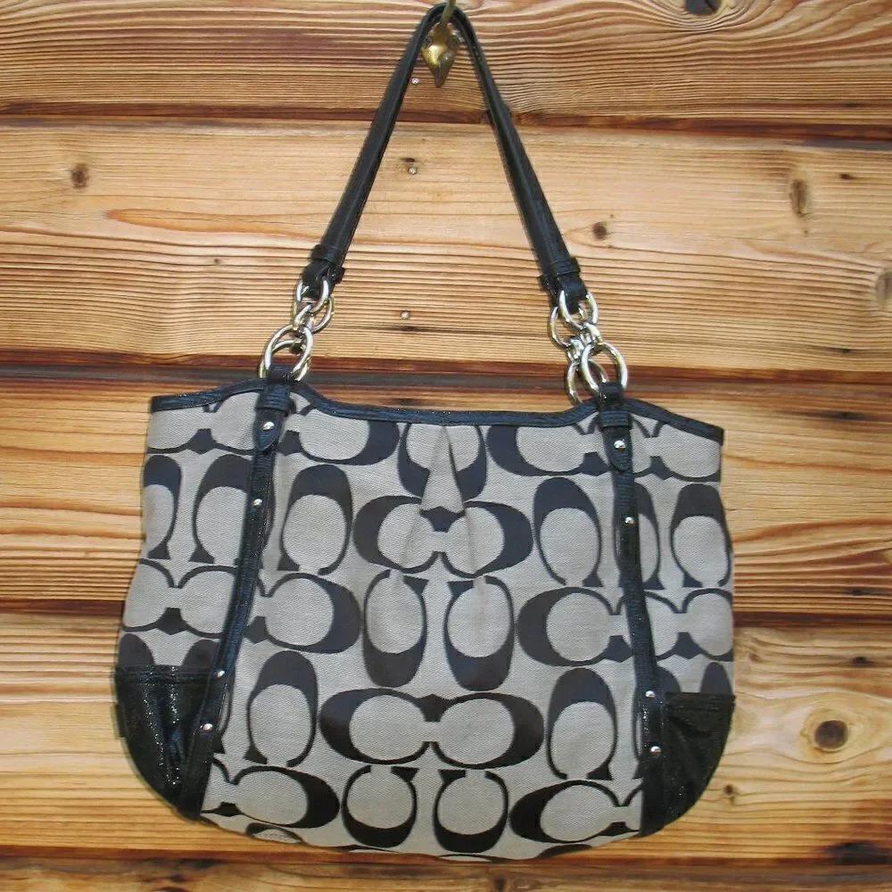 Coach Alexandra Signature Jacquard Large Bag