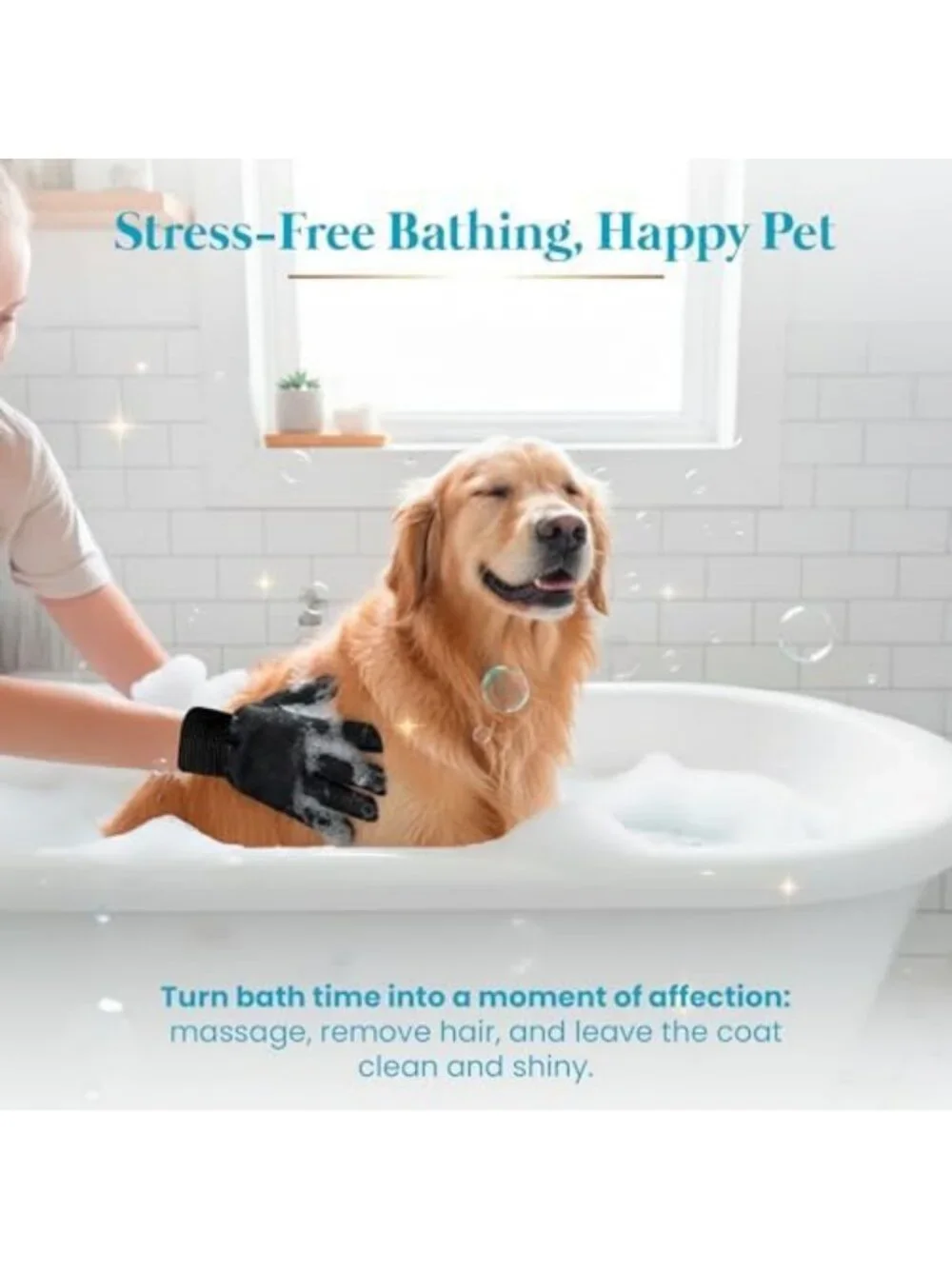 Grooming Kit for Cats – Deshedding Gloves & Self-Cleaning Mitt for Shedding