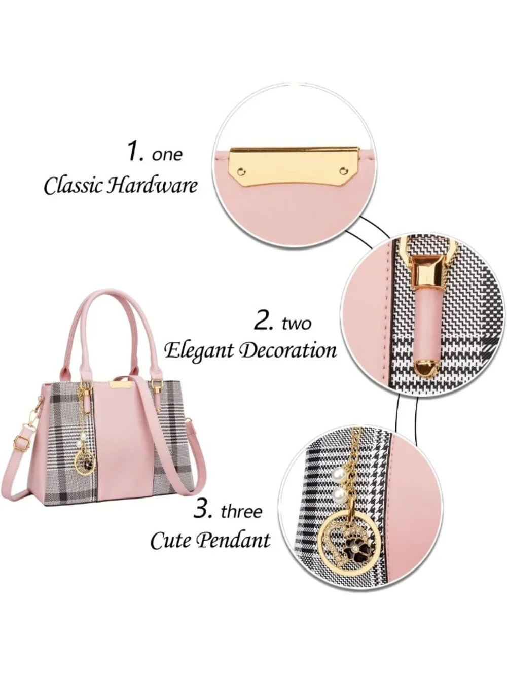 Stylish PU Leather Top Handle Satchel Bag for Women - Chic Purses & Handbags