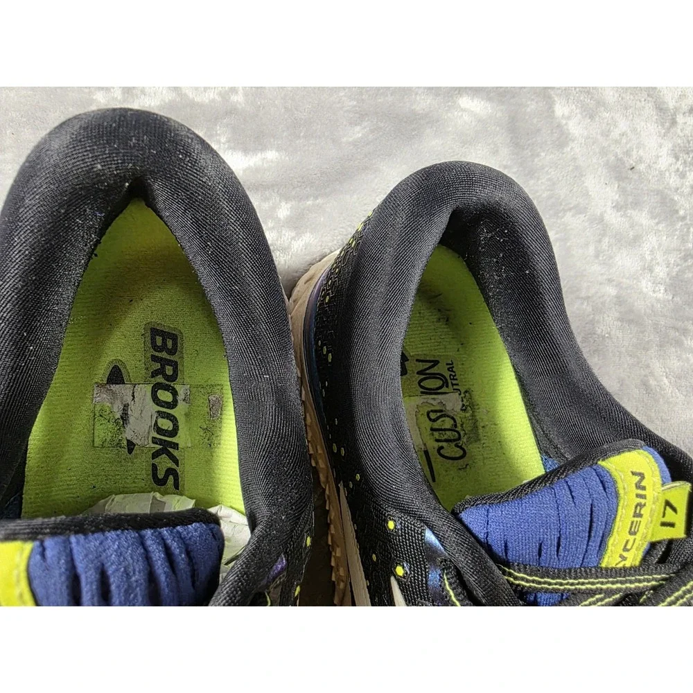 Brooks Glycerin 17 Running Shoes Size 8.5‎ D Men's Black 110296-1D-069