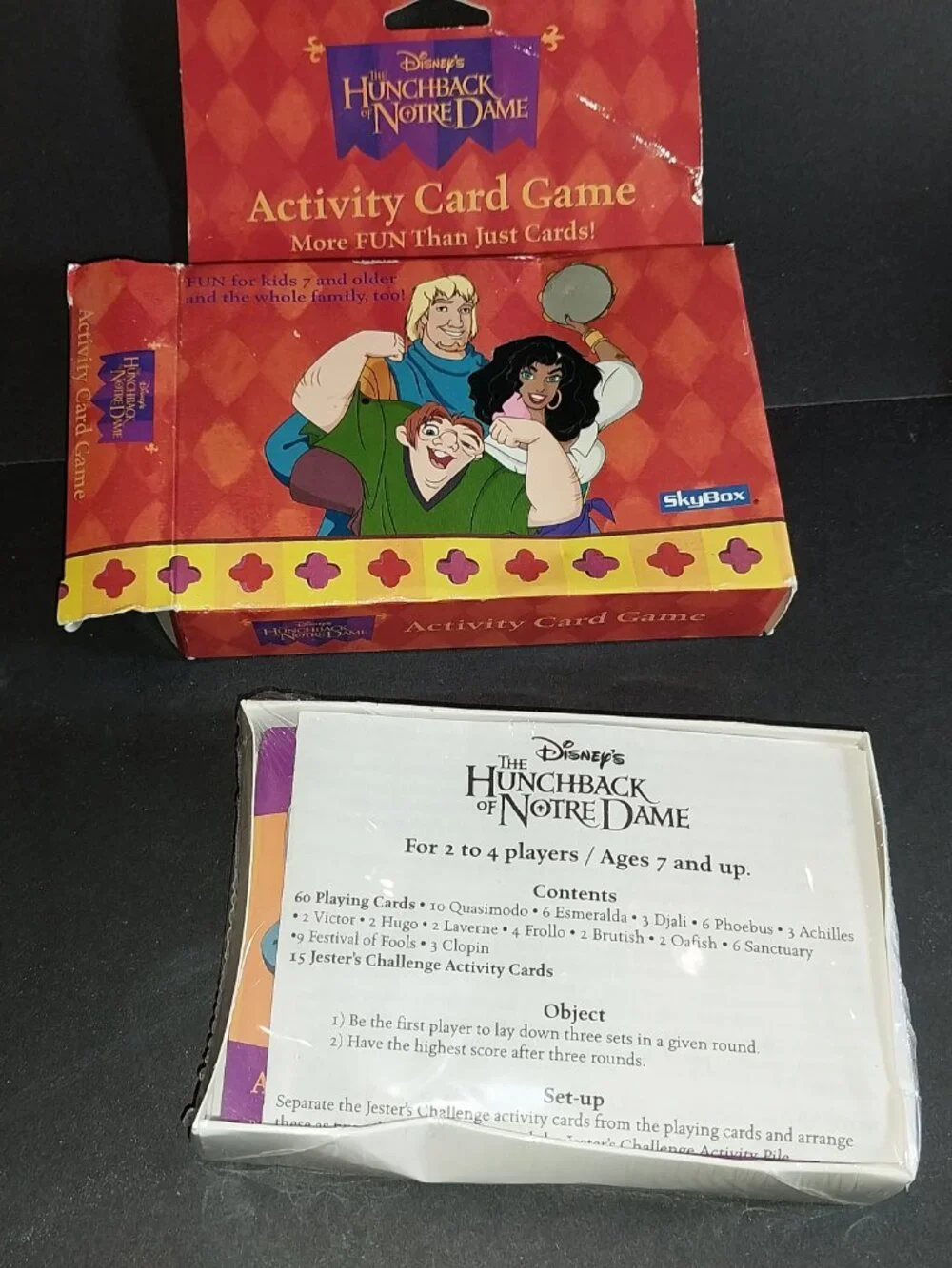 Hunchback of Notre Dame Activity Card Game