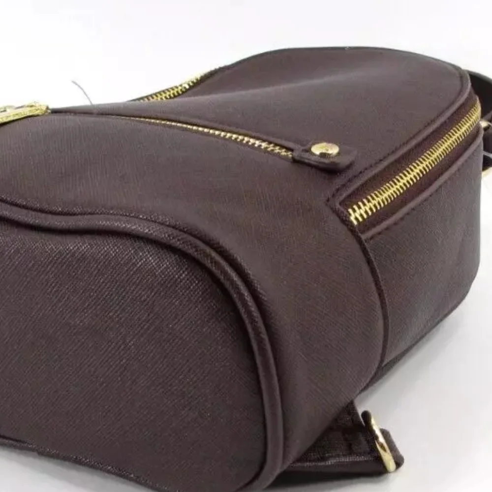 Laundry By Shelli Segal Brown and Gold Backpack