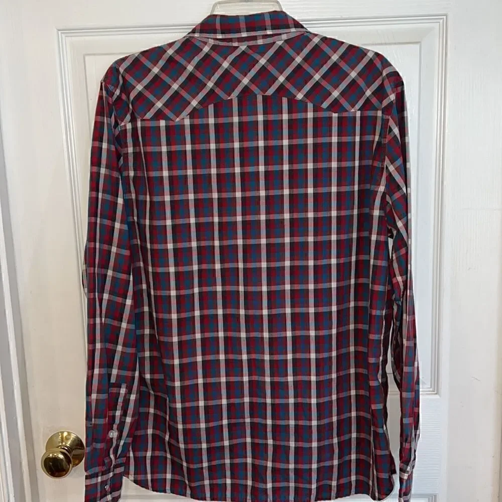 Levi’s men’s L western pearl snap shirt Rodeo cowboy Yellowstone