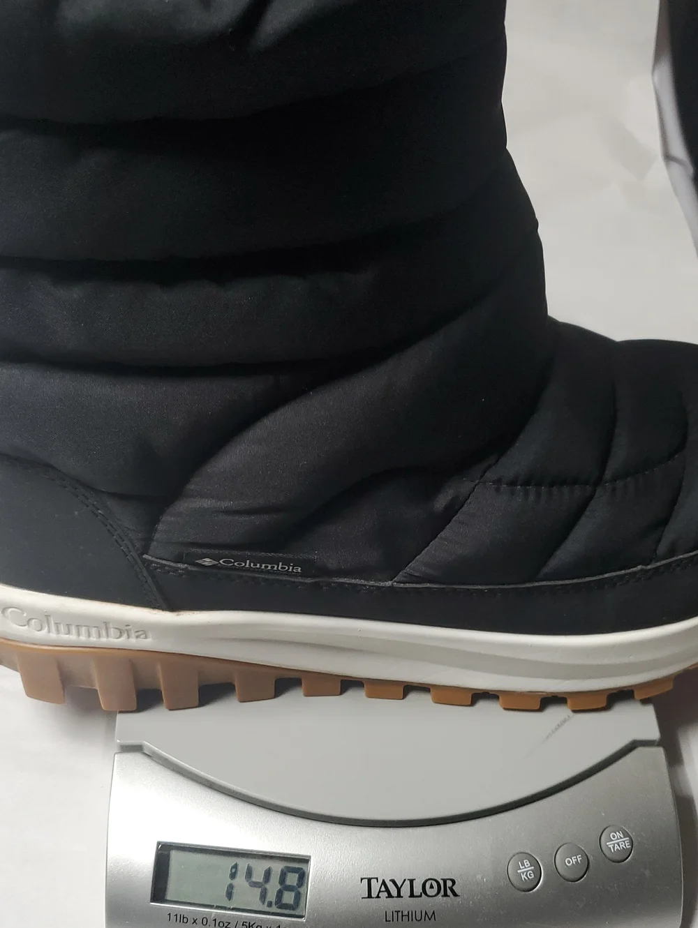 Columbia Women's Black Snowtrot Wide Puffer Mid-Calf Winter Boot Size 10 Cozy