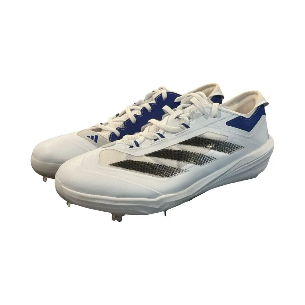 Size 13 Adidas Adizero Impact White Blue Mens Baseball Cleats ID0974