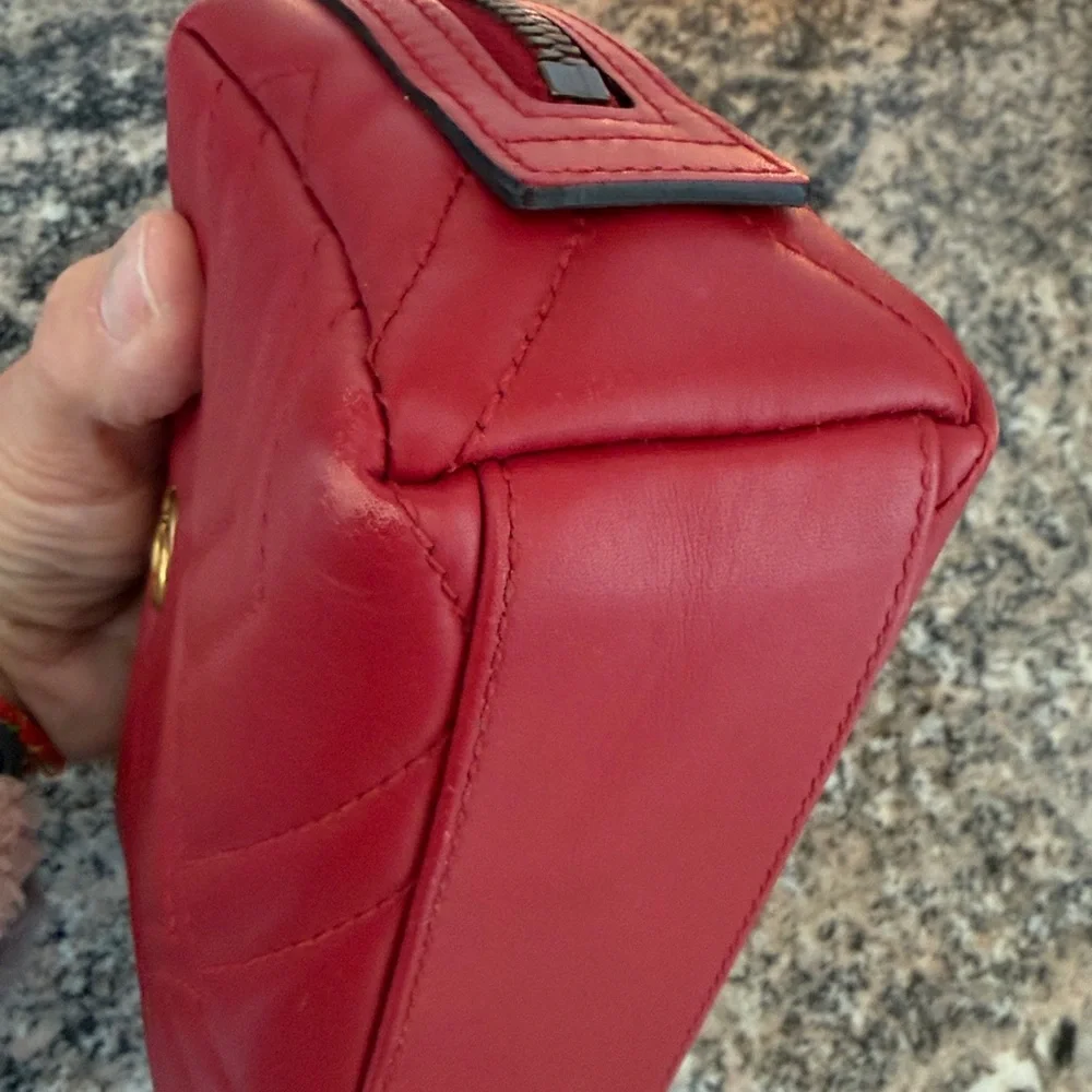 Gucci red matelasse