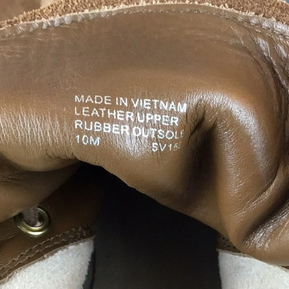 Michael Kors Rory Bootie Brown Platform‎ Wedge Ankle Boots EUC