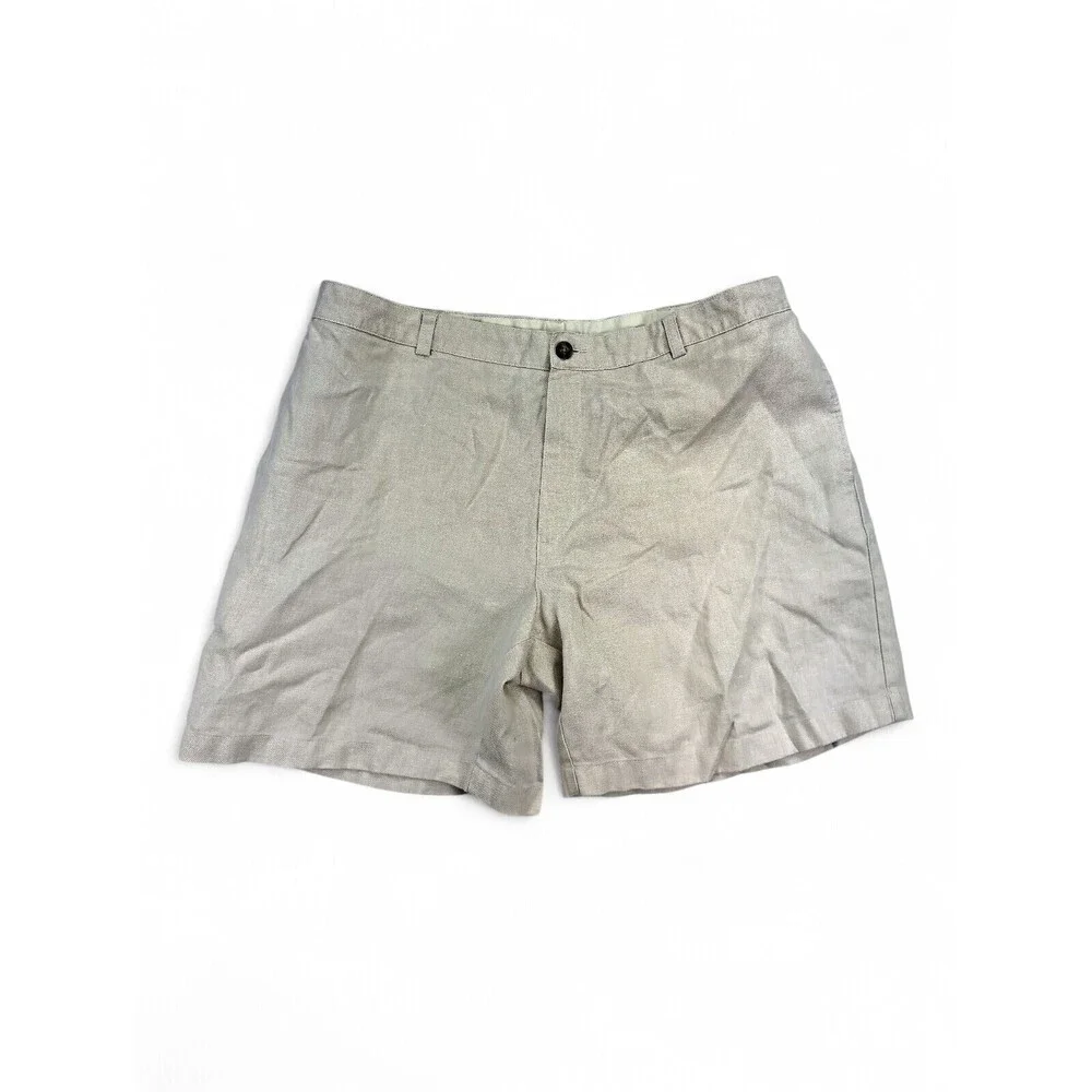 L.L. Bean Men's Linen Hybrid Shorts Size 40 Beige‎