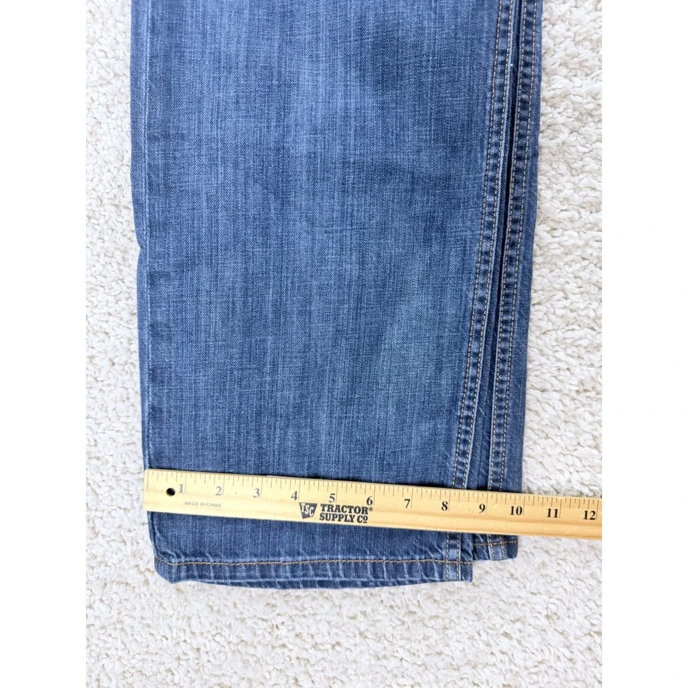 Levi's 514 Straight Fit Jeans Men 38x32 Blue Excellent Medium Wash Denim