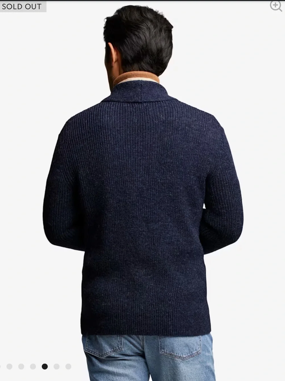 Line of Trade The Dockside Shawl Cardigan wool size M unisex