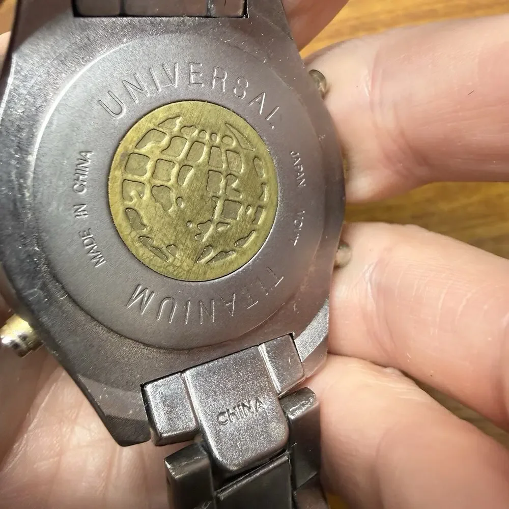 Universal titanium watch