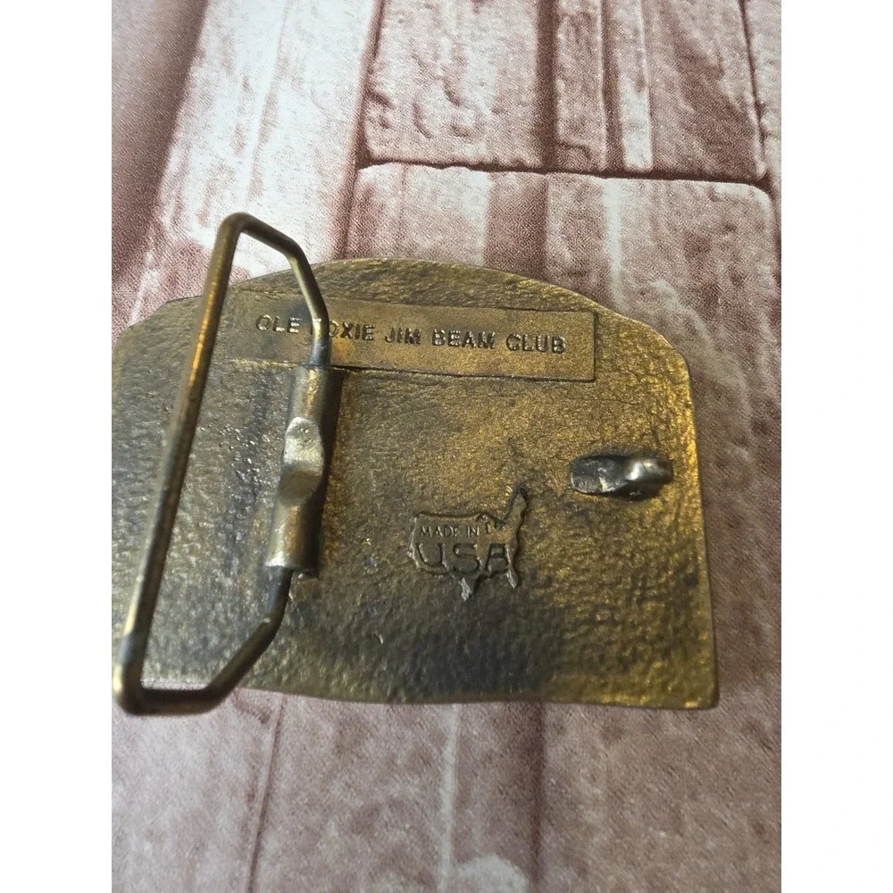 Jim‎ Bean, 1981 Las Vegas Convention, Brass belt buckle,