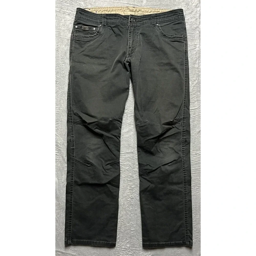 Kuhl Pants Mens 38x31* Gray Defyr Canvas Hiking Gorpcore Outdoor‎ Stretch Work