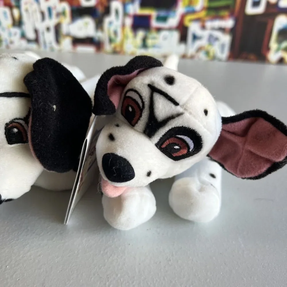 Disney 101 Dalmatians Beanie Bean Bag Plush Lucky and Jewel‎