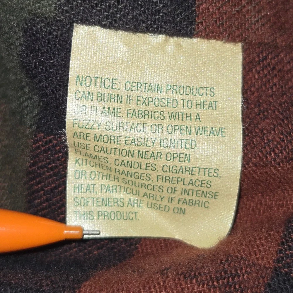 LL Bean Original Field Coat Mens L VTG Y2K Tan Plaid Flannel Lined Canvas 0JV69
